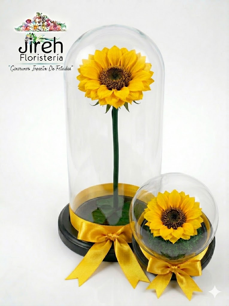 Girasol Preservado: Luz, Energía y Lealtad Eterna