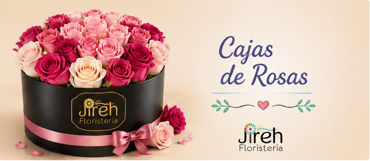 Cajas de rosas - floristerías en cali a domicilio