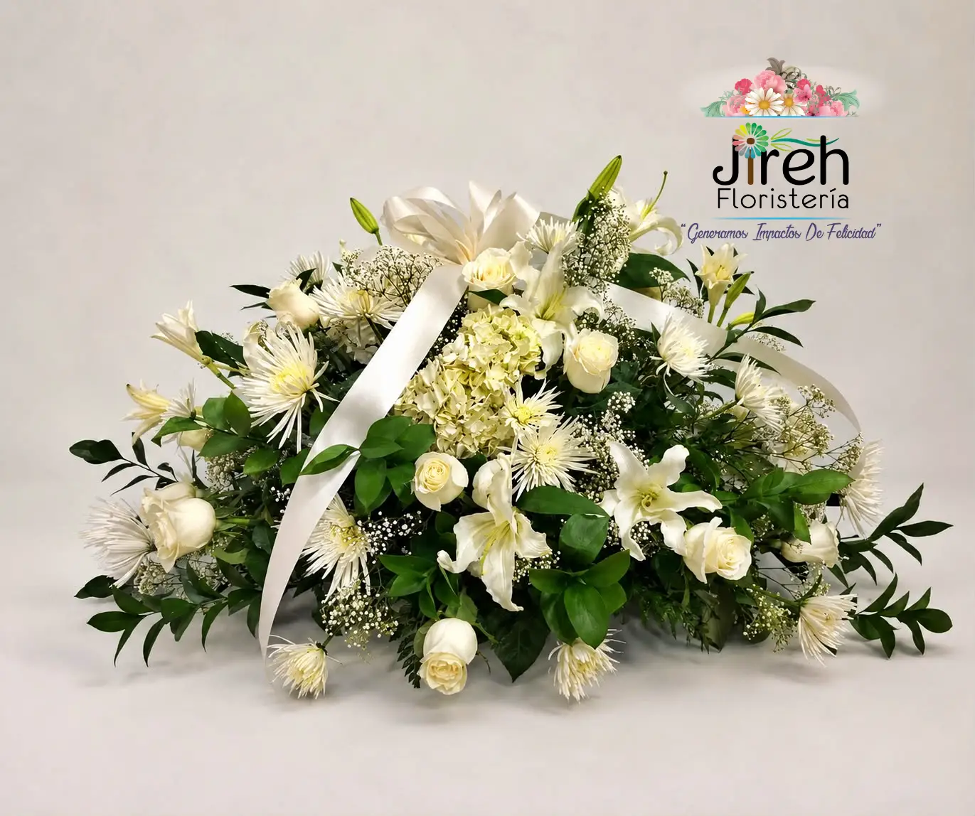 arreglos florales fúnebres cubrecaja a dpmicilio en Cali